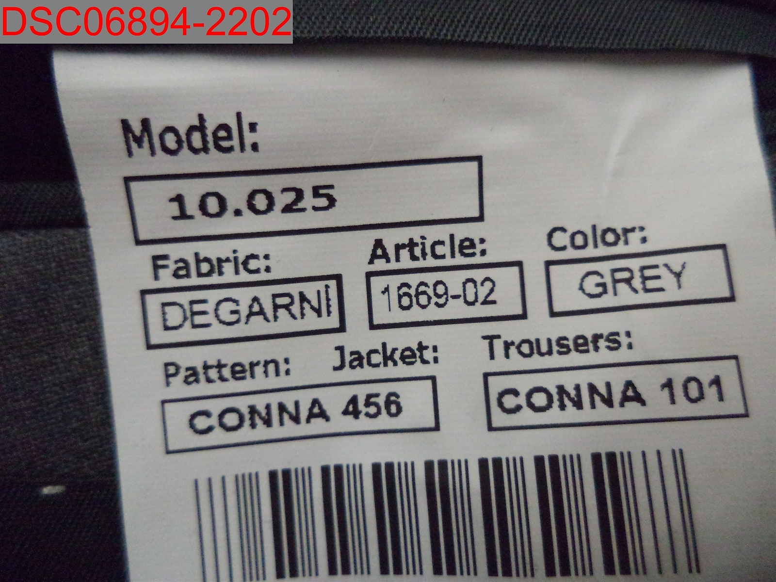 Connaisseur Paris Men's Dark Grey 3 Pc. Double Breasted U Vest Slim Fit Suit, 52 image 9