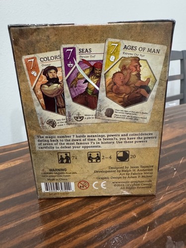 Jason Tagmire's SEVEN7S Card Game, Sealed - Picture 2 of 2
