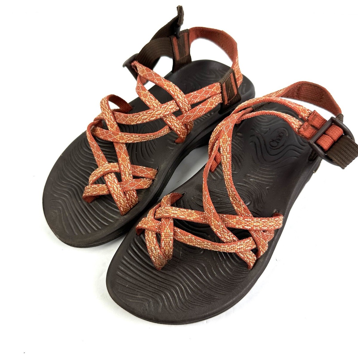 【✳ココア✳】 Chacos ZX2 Classic Sandal 6 Yampa Orange Strappy Womens Shoes | eBay
