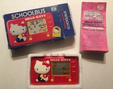 GAME WATCH HELLO KITTY SCHOOLBUS GOOD CONDITION TESTED JPN IMPORT