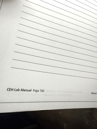 Lab Manual Certified Ethical Hacker v13 EC-Council Official Curricula 2024 - Picture 5 of 8