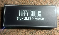Silk Sleep Mask. LIFEY GOODS. 3D Contoured Silk Mask. Color: Pink. New