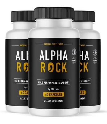 Alpha Rock Male Performance Support Dietary Supplement, Alpharock 180 Capsules