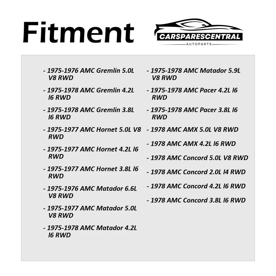 2 передних внутренних подшипника выходного вала автоматической коробки передач для AMC AMX 1978 RWD - Изображение 2 из 4