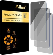 3 Pack Anti Spy Tempered Glass Privacy Screen Protector for iPhone 15  16 6.1