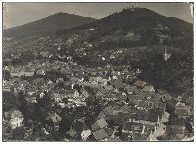 ZZ-9777/Bensheim Auerbach Aerial View 18 x 13 cm approx. 1935