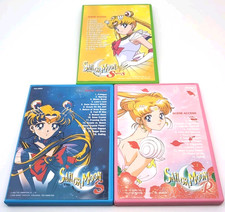 Sailor Moon: The Movies Dream Set Uncut Special Edition Trilogy - DVD Set READ 