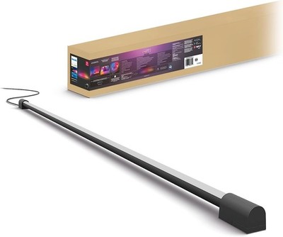 Smart Light Tube Philips Hue Large Black LED Color Changing 582502 White Sync