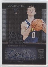 2022-23 Donruss Elite Rookie Yearbook Auto Christian Braun #RYB-CBR Auto 0kr0