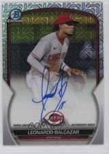 2023 Bowman Chrome Mega Box Mojo Leonardo Balcazar #BCMA-LB Auto 1m6p