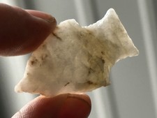 AMAZING TRANSLUCENT QUARTZ TABLE ROCK / JUDE  ARROWHEAD FROM NORTH CAROLINA NC