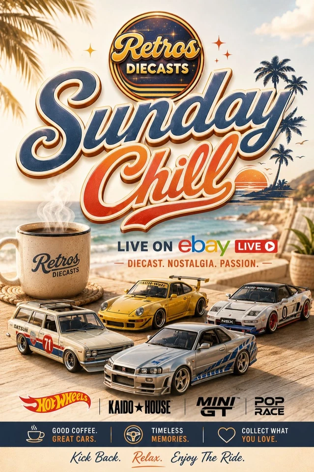 🌴 Sunday Sales Chill – Hot Wheels, Mini GT, Kaido House & More 🚗