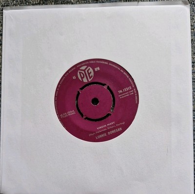 VINTAGE VINYL - VIRGIN MARY by LONNIE DONEGAN - 7 INCH 45 RPM SINGLE