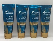 4 Head  Shoulders Royal Oils Water Activated Scalp Scrub w/ Coconut Oil 3.4 OZ