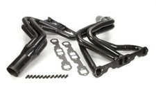 Proform Sbc Chrome Short Valve Cover With Baffle And Chevy Bowtie Logo Pair