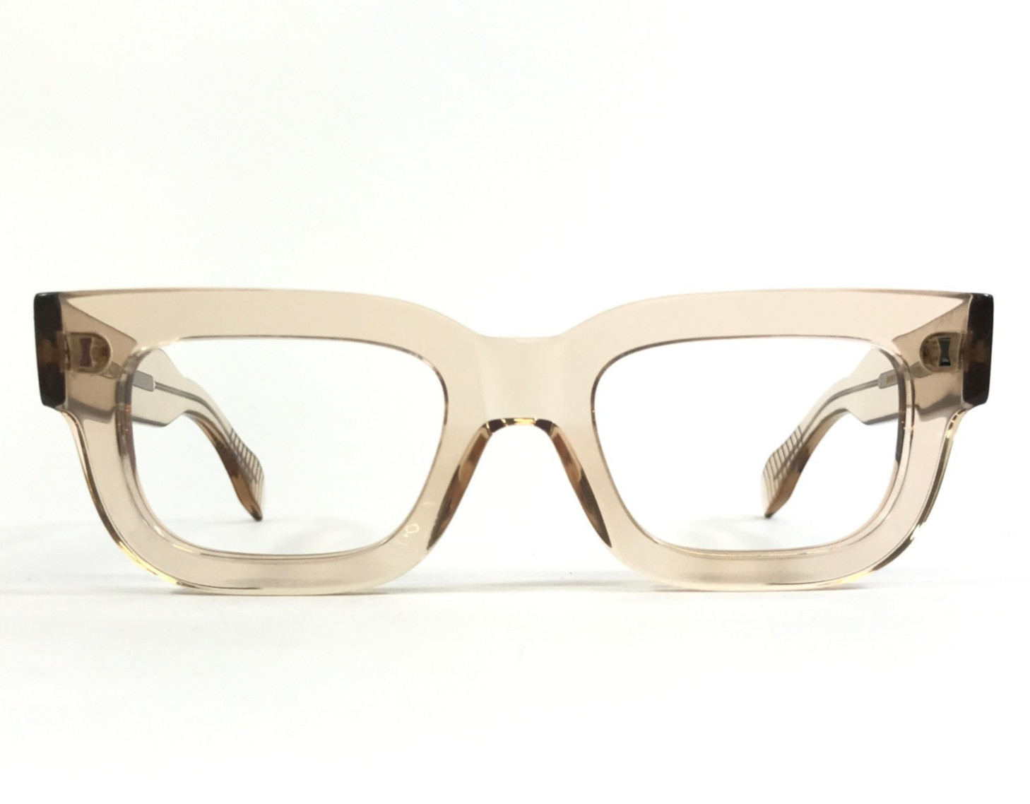 Cubitts Eyeglasses Frames MILNER M-HAZ Beige Rectangle Full Rim 48-21-145 27490₽