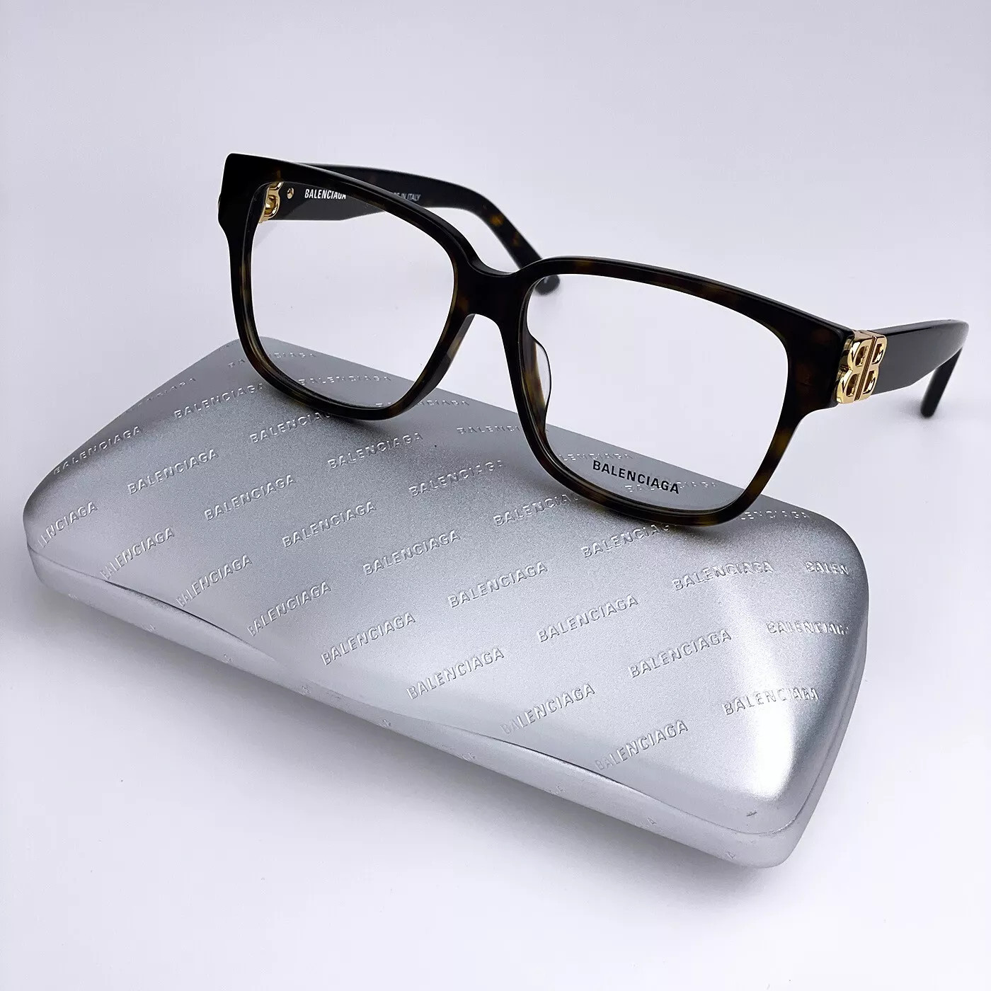 NEW Balenciaga BB0104o-002 Eyeglasses 56mm 100% Authentic