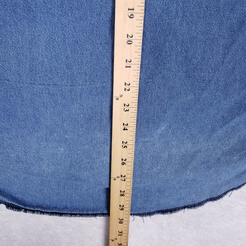 Camicia denim Wrangler Western Pearl Snap XXL blu ranchwear cowboy abbigliamento da lavoro - Foto 7 di 8