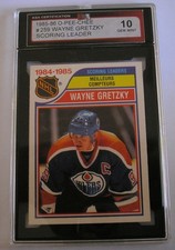 1985-86 O-PEE-CHEE - WAYNE GRETZKY 259 - SCORING LEADER - KSA GEM MINT 10
