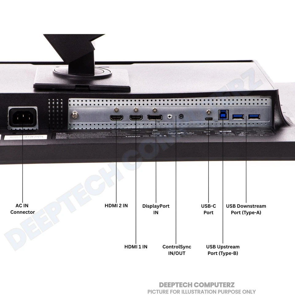 NEC MultiSync EA271U 27'' 4K UHD IPS LCD Monitor USB-HUB HDMI, Display, USB-C - Image 4 of 4