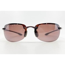 Maui Jim MJ 408 Sunglasses Tortoise Shell Rimless Brown Lens