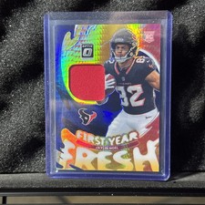 2025 Donruss Optic Jaylin Noel First Year Patch Blue Hyper