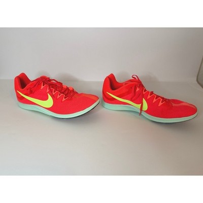 Nike Zoom Rival D 10 Track Spikes Sz 12 Orange Volt FZ9653-600 NWOB