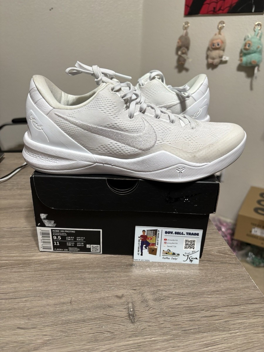 Size 9.5 - NEW Nike Kobe VIII 8 Protro Halo White 2033 | eBay