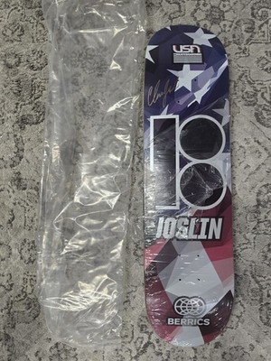 Chris Joslin Plan B USA berrics Deck Signed