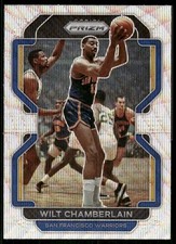 2021-22 Panini Prizm #260 Wilt Chamberlain Silver Wave