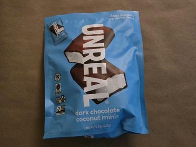 Unreal Dark Chocolate Coconut Minis 15.3 Oz New Free Shipping 01/2026