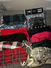 Set of 11 Cloth Face Masks