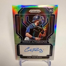 CAL RALEIGH ROOKIE AUTOGRAPH SILVER PRIZM 329259