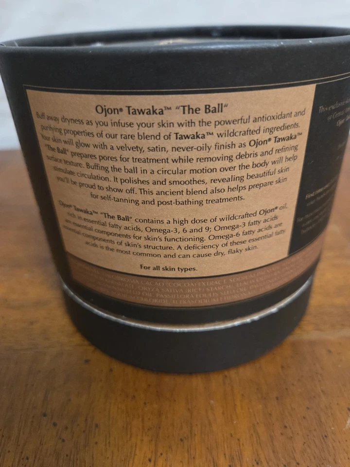 Ojon Tawaka Ancient Tribal Ball Full Body Cleansing Scrub with Wooden Bowl - Image 3 of 4