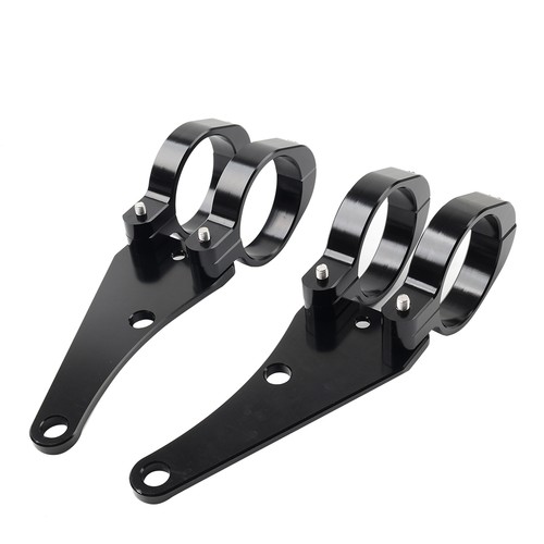 49MM Motorcycle Headlight Bracket Mount Clamp Fork Tube Holder For Harley - Picture 10 of 11