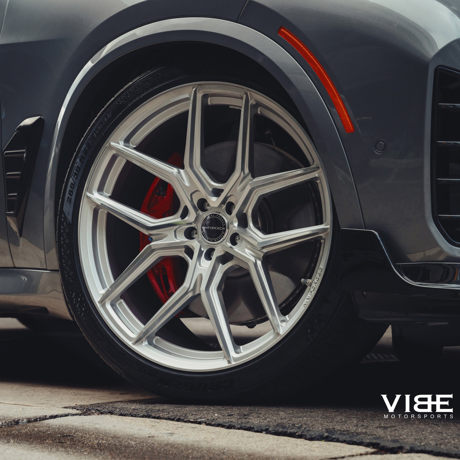 20" MV Forged MVF5 Silver 20X9 20X11 Concave Wheels Rims Fits Audi R8