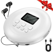 Gueray CD Player Portable CD Discman Portable CD Player for Car Anti-Skip Sho...