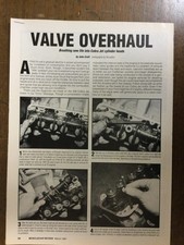 Misc 4308 Article Engine Valve Overhaul Cobra Jet Cylinder Heads Mar 1991 6 Page Misc 4308 Article Engine Valve Overhaul Cobra Jet Cylinder Heads Mar 1991 6 Page