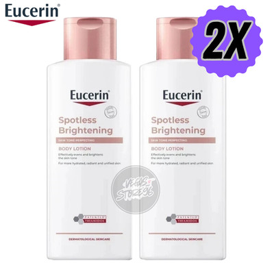 2x Eucerin Spotless Brightening Body Lotion Skin Tone Perfecting Radiant 250 ml