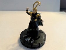 Marvel HeroClix Loki 2012 w/ Card Avengers Thor Villain Asgard The Fun Bad Guy