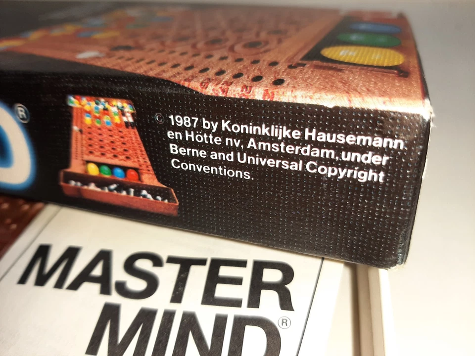 Innen fast wie neu: Master Mind Mastermind Superhirn Jumbo Spiele + extra Stifte - Bild 4 von 4