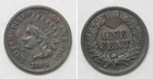 X7761  1866 Indian Head Cent Penny 1c, XF details, porous