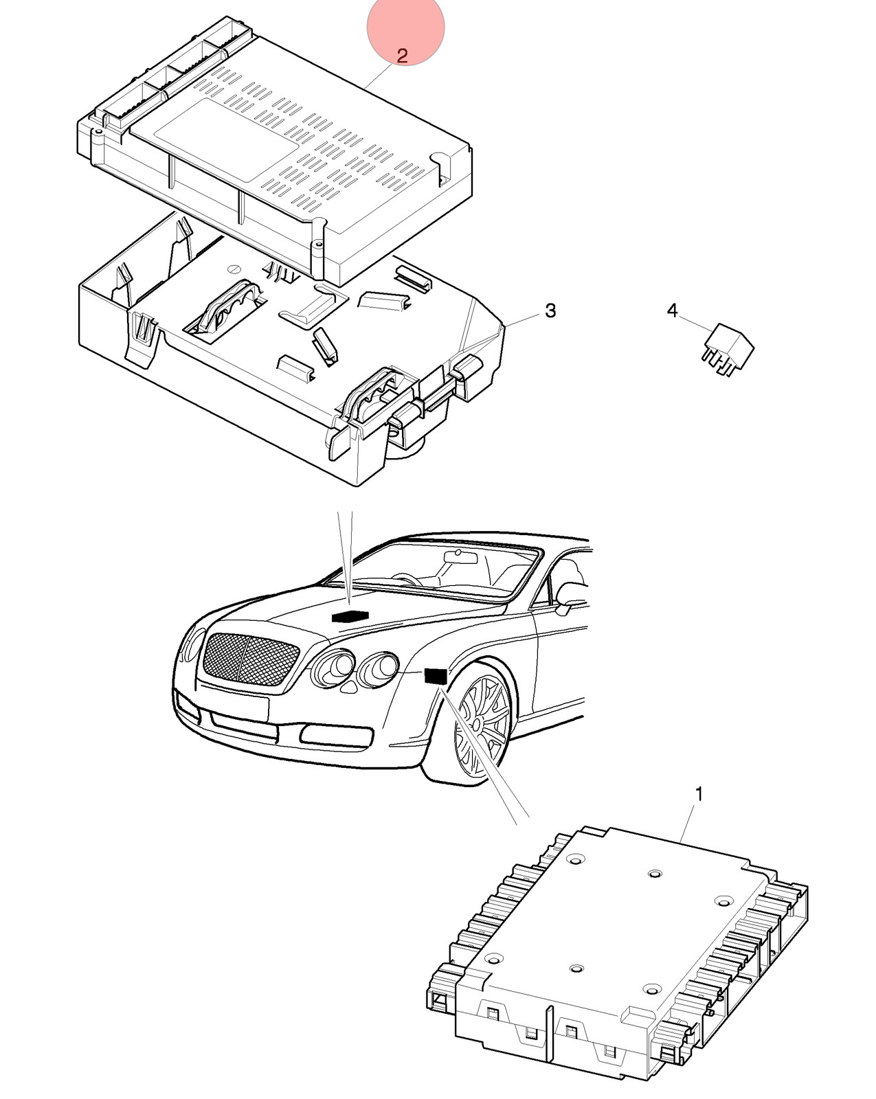 06-13 BENTLEY CONTINENTAL FLYING SPUR AC HEATER TEMPERATURE CONTROL UNIT OEM
