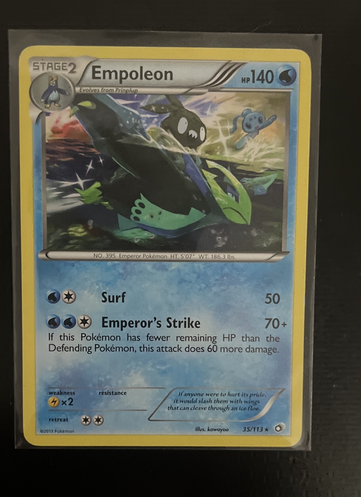 Empoleon 35/113 Legendary Treasures Regular