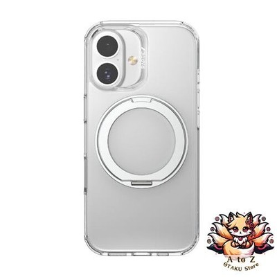 NEU [RAPTIC] iPhone 17 Clear Case MagSafe Kompatibel Drehbarer Ring Ständer