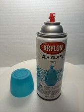 Krylon Sea Glass Paint, Aqua, 12 oz ~95% full...