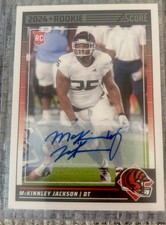 2024 Score - Rookies McKinnley Jackson #398 Signatures (AU, RC)