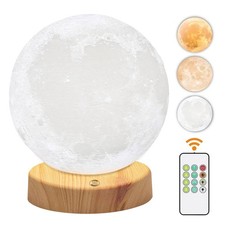 Light Therapy Lamp 10000 Lux, Happy Sunlight Lamps UV-Free Moon