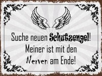 Holzschild 30X40 Cm Suche Neuen Schutzengel Deko Geschenk Holz Schild
