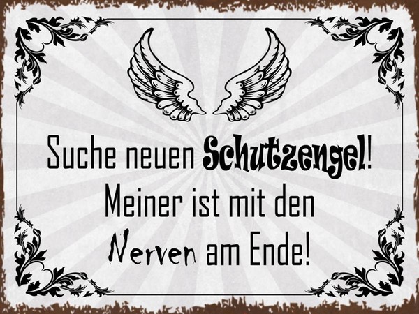 Holzschild 30X40 Cm Suche Neuen Schutzengel Deko Geschenk Holz Schild-image